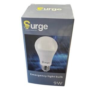 Surgebulb Battery Backup Light Bulb-Emergency Self Rechargeable Support